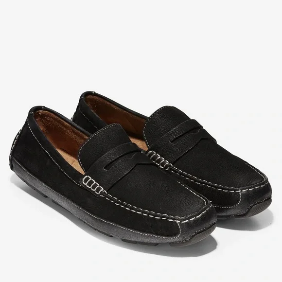 Cole Haan Wyatt Penny Driver Black Loafer Shoes Size 9.5M

Excellent Condition Cole Haan Mens Wyatt Faux Leather Slip On Loafers - Walmart.com main image 2